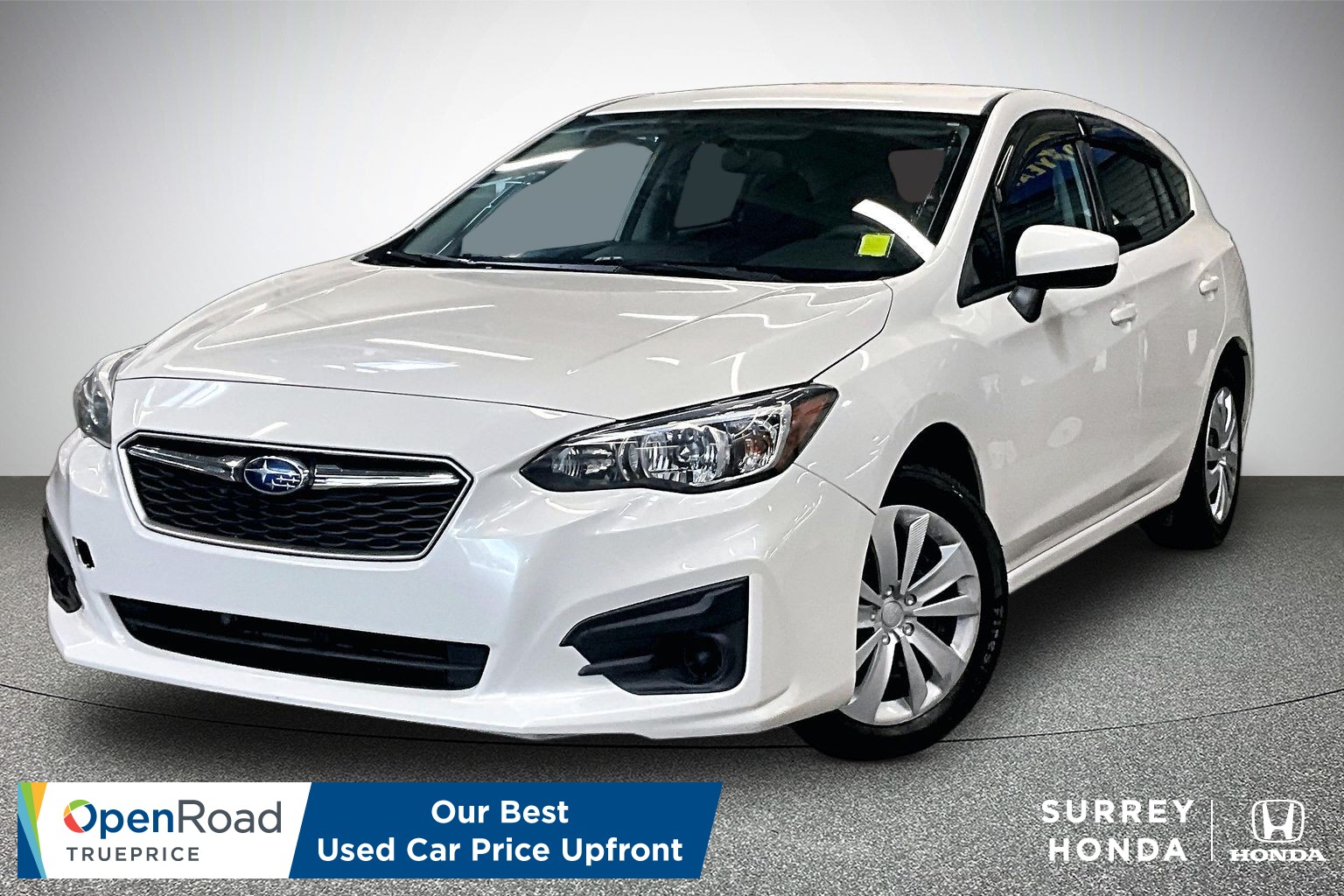 Ice Silver Met 2017 Subaru Impreza Hatchback Automatic