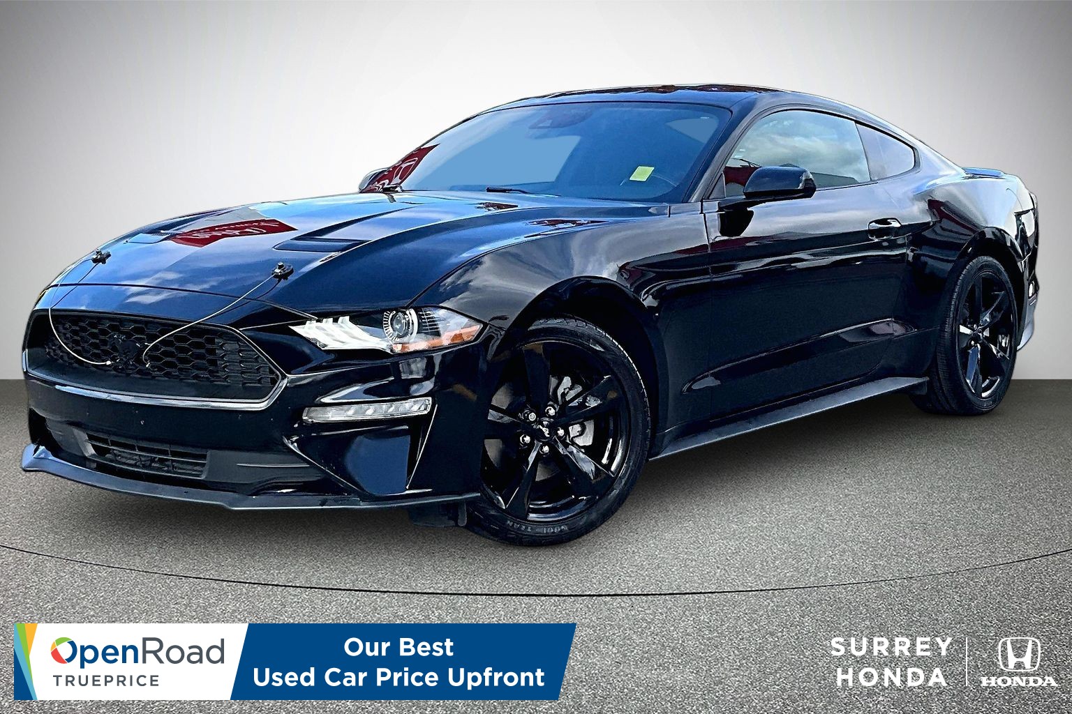Shadow Black 2022 Ford Mustang Coupe Rear-Wheel Drive Automatic