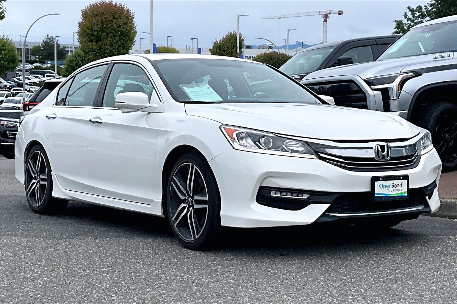 White Orchid Pearl 2017 Honda Accord Sport FWD Sedan Front-Wheel Drive Automatic
