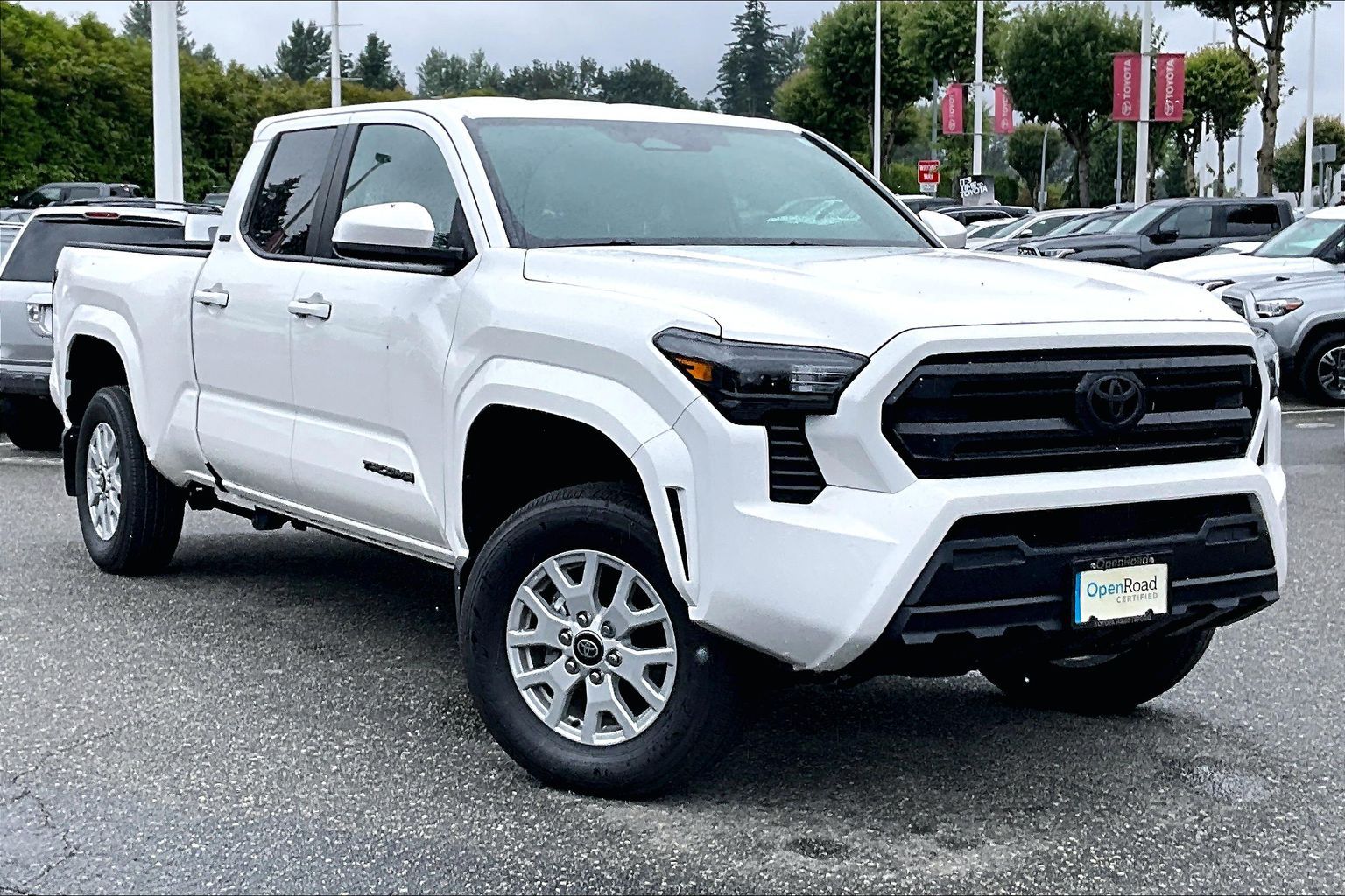 White 2024 Toyota Tacoma Pickup Truck Automatic