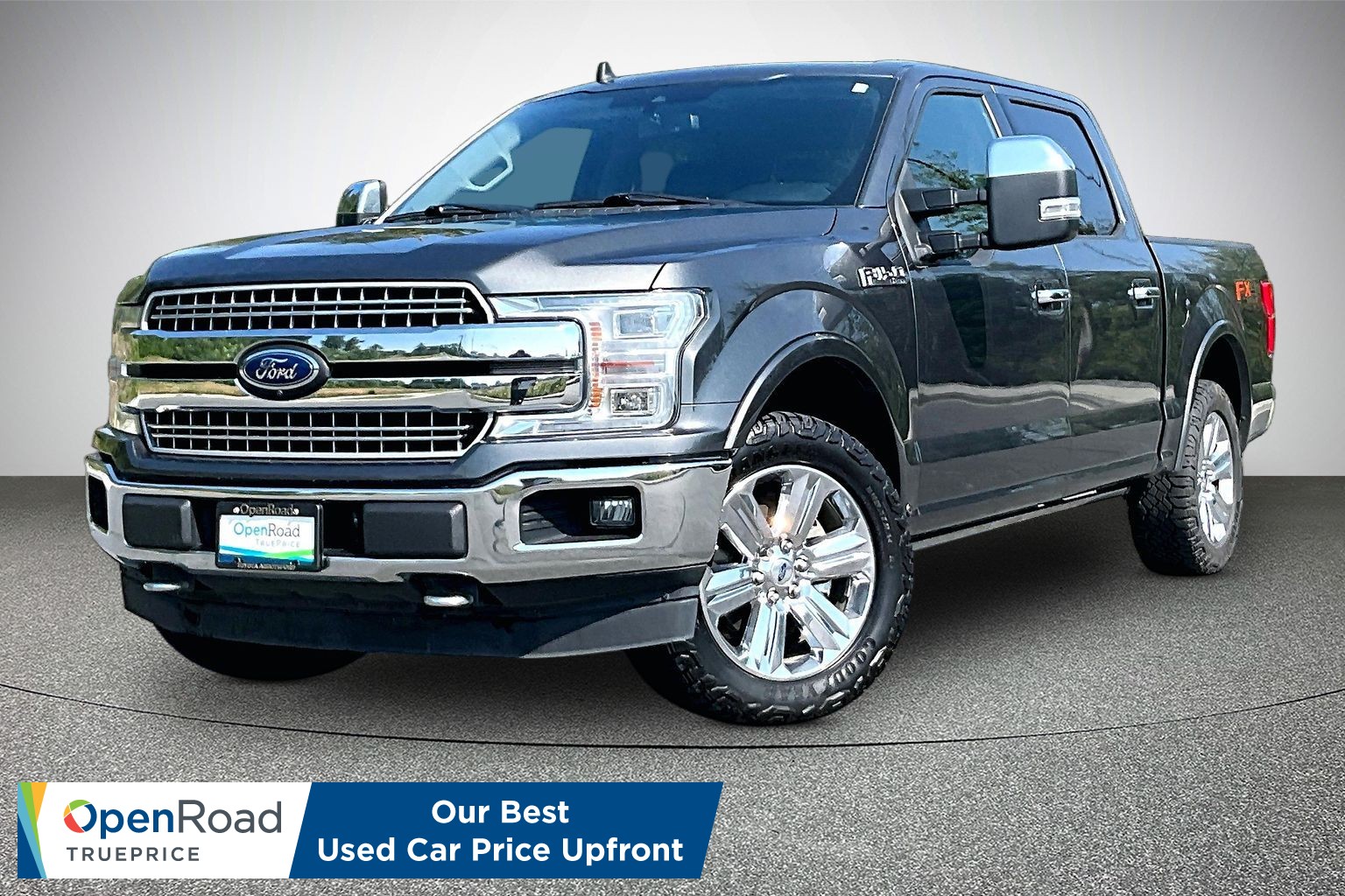 Gray (Stone Grey) 2020 Ford F-150 Pickup Truck Four-Wheel Drive Automatic