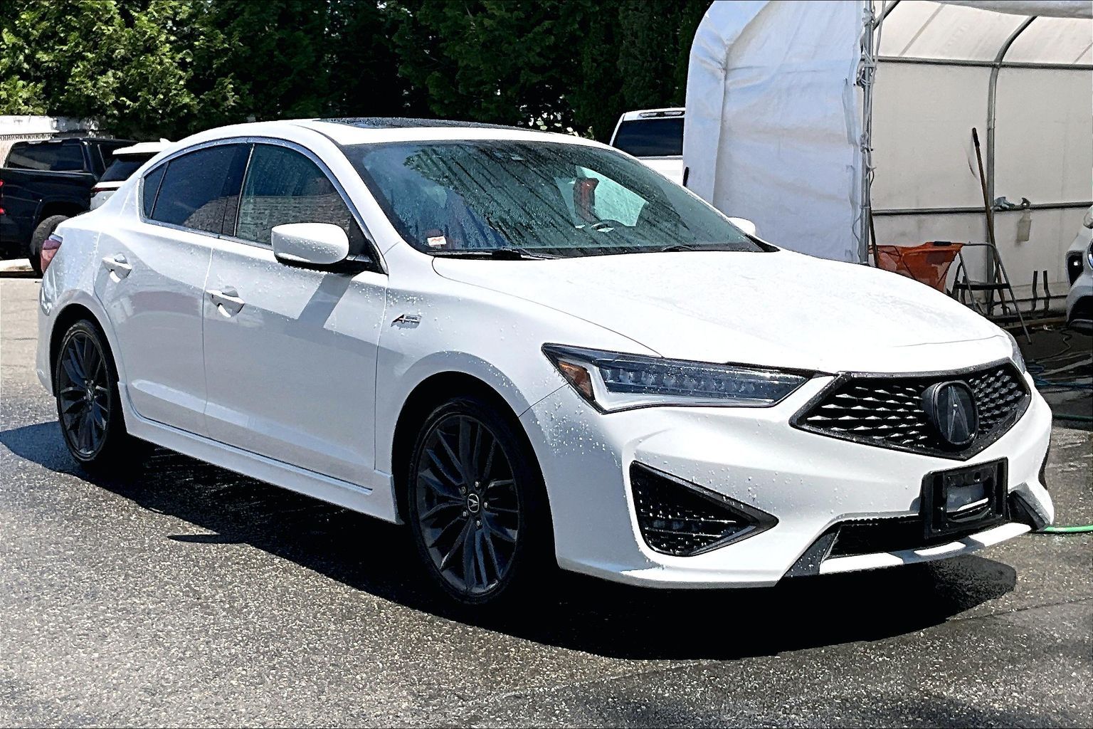Platinum White Pearl 2020 Acura ILX Sedan Automatic