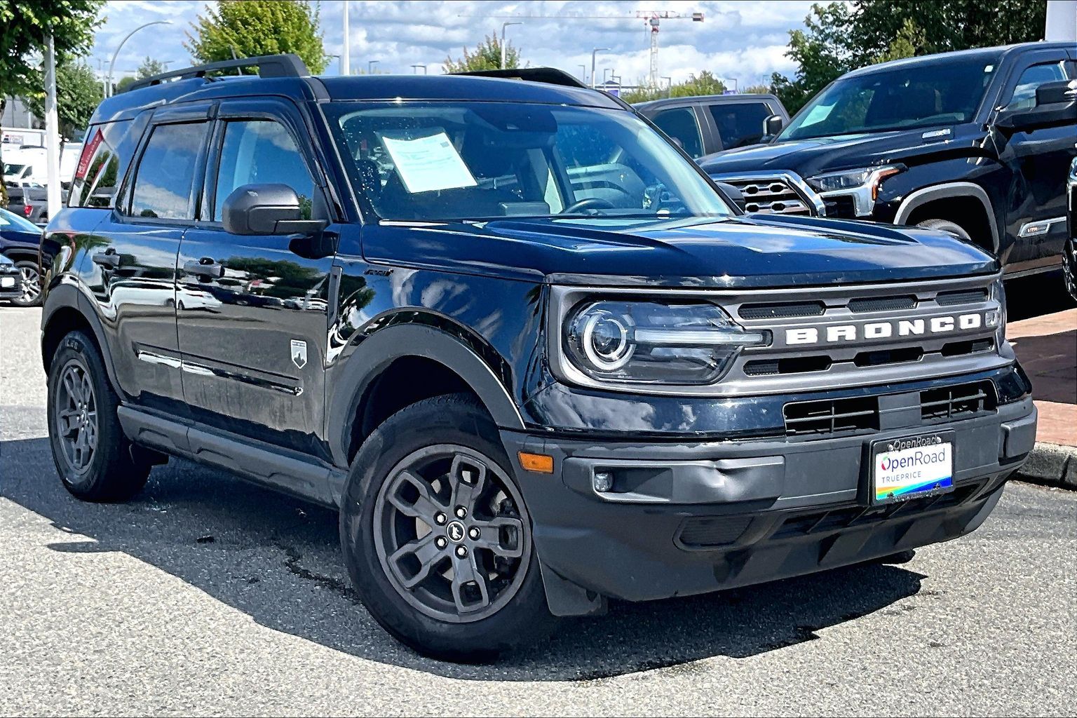 Shadow Black 2022 Ford Bronco Sport SUV / Crossover All-Wheel Drive Automatic