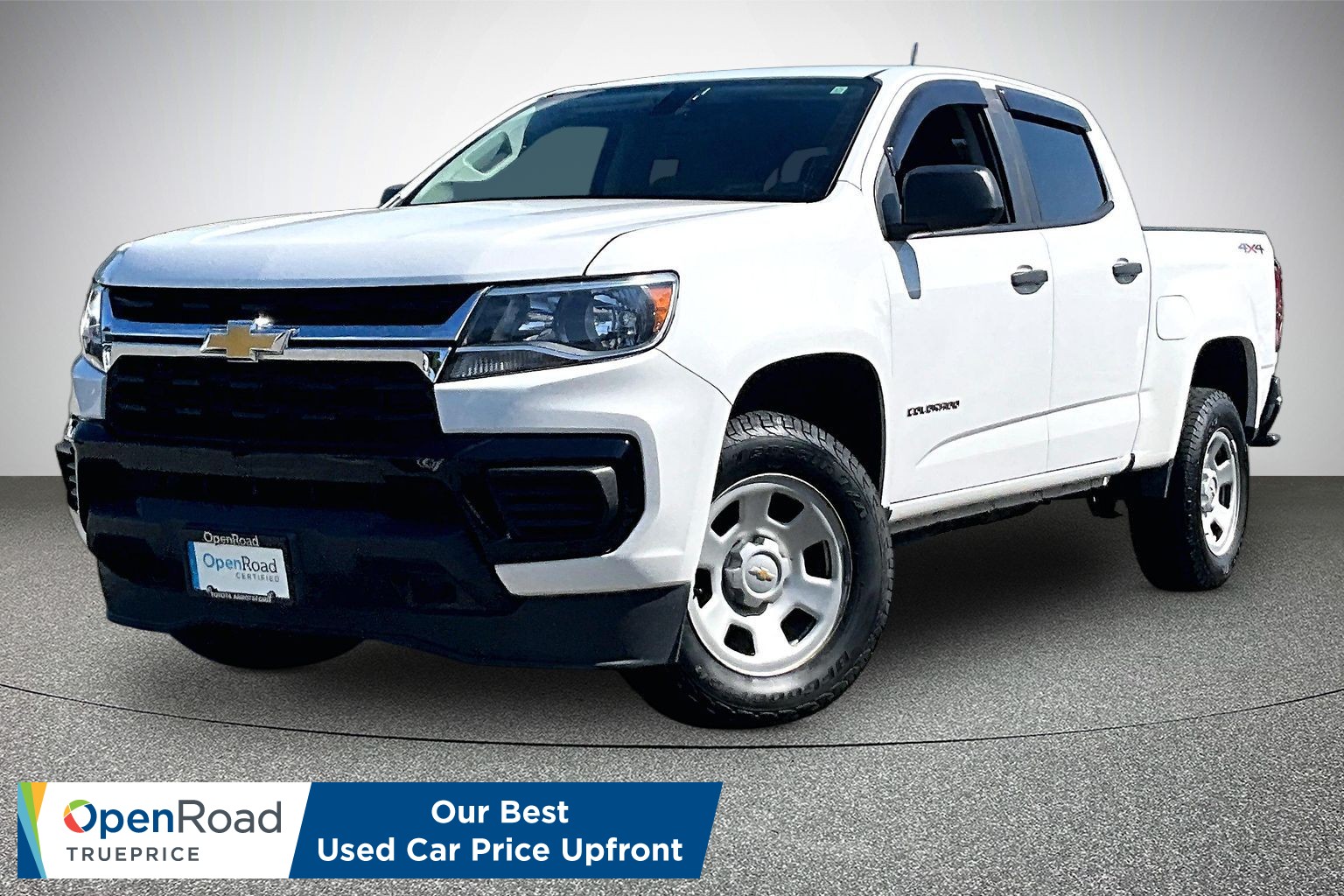 Summit White 2021 Chevrolet Colorado Pickup Truck Four-Wheel Drive Automatic