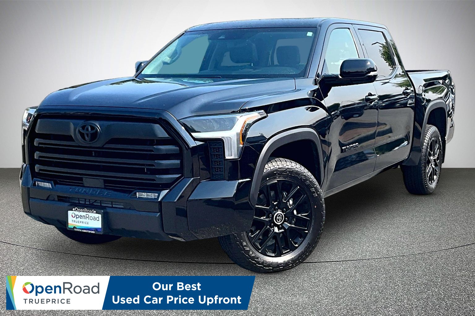 Midnight Black Met 2024 Toyota Tundra Pickup Truck Four-Wheel Drive Automatic