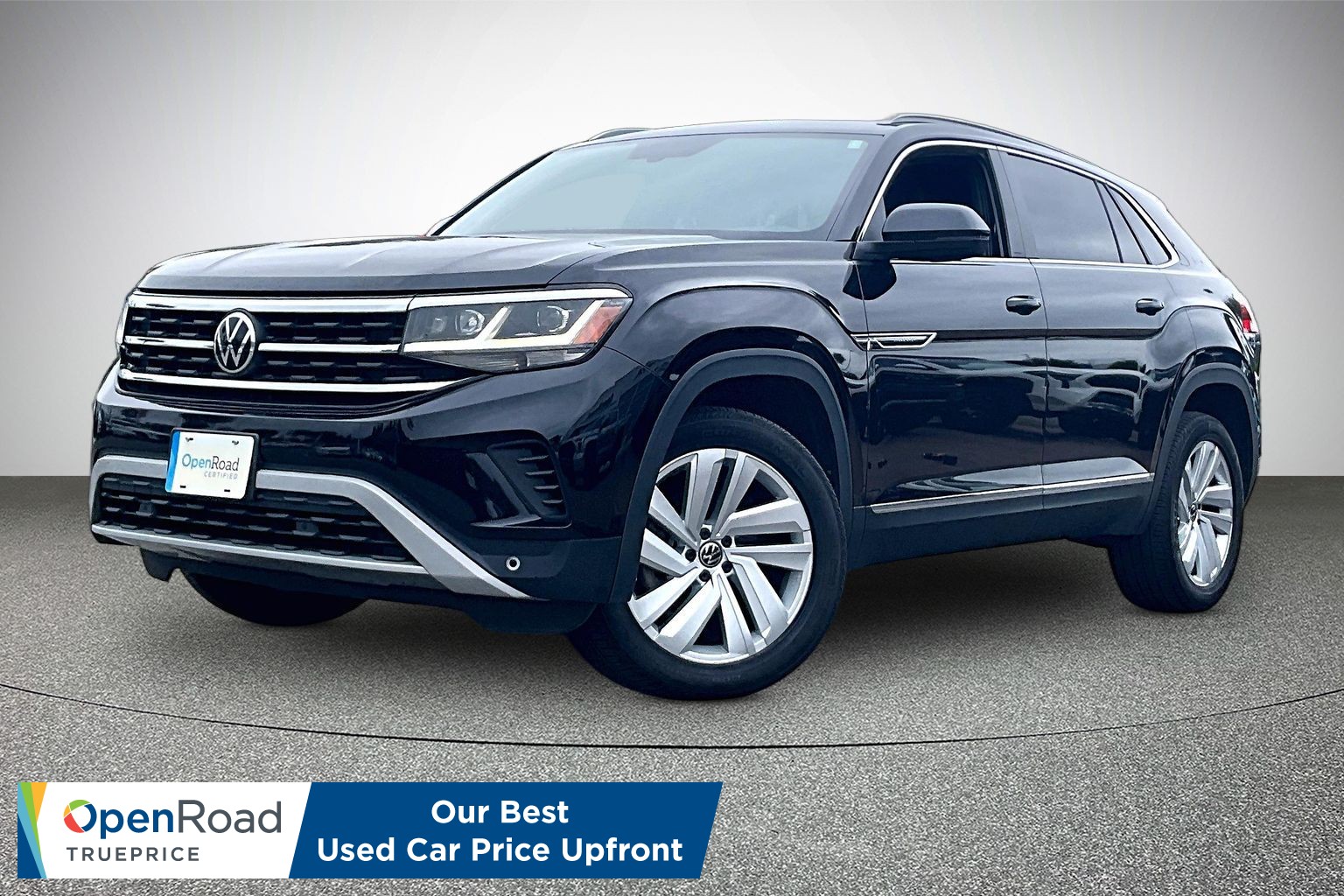 Deep Black Pearl 2021 Volkswagen Atlas Cross Sport SUV / Crossover All-Wheel Drive Automatic