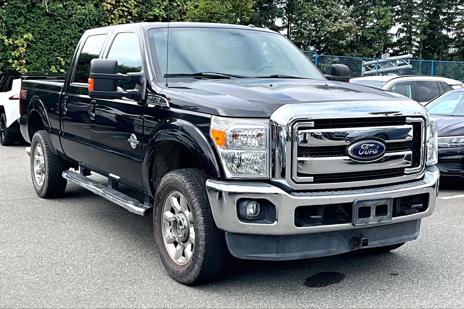 Black 2016 Ford F-350 Super Duty Pickup Truck Four-Wheel Drive Automatic