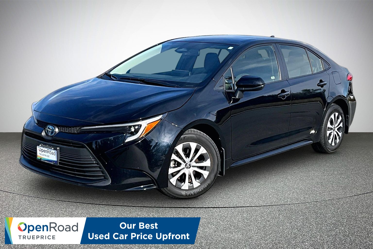 Midnight Black Metallic 2025 Toyota Corolla Hybrid Sedan All-Wheel Drive Automatic