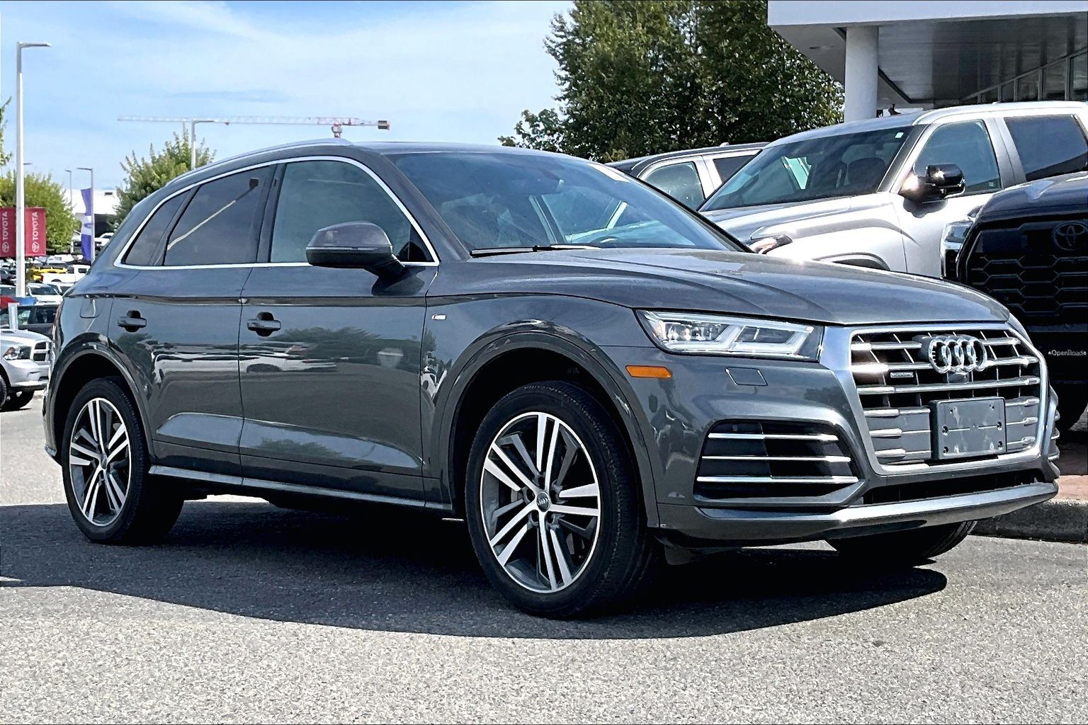 Gray (Monsoon Grey Met) 2018 Audi Q5 SUV / Crossover Automatic