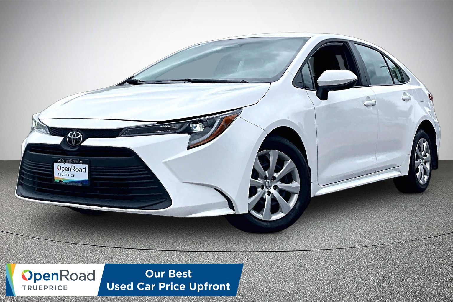 White 2025 Toyota Corolla Sedan Front-Wheel Drive Automatic