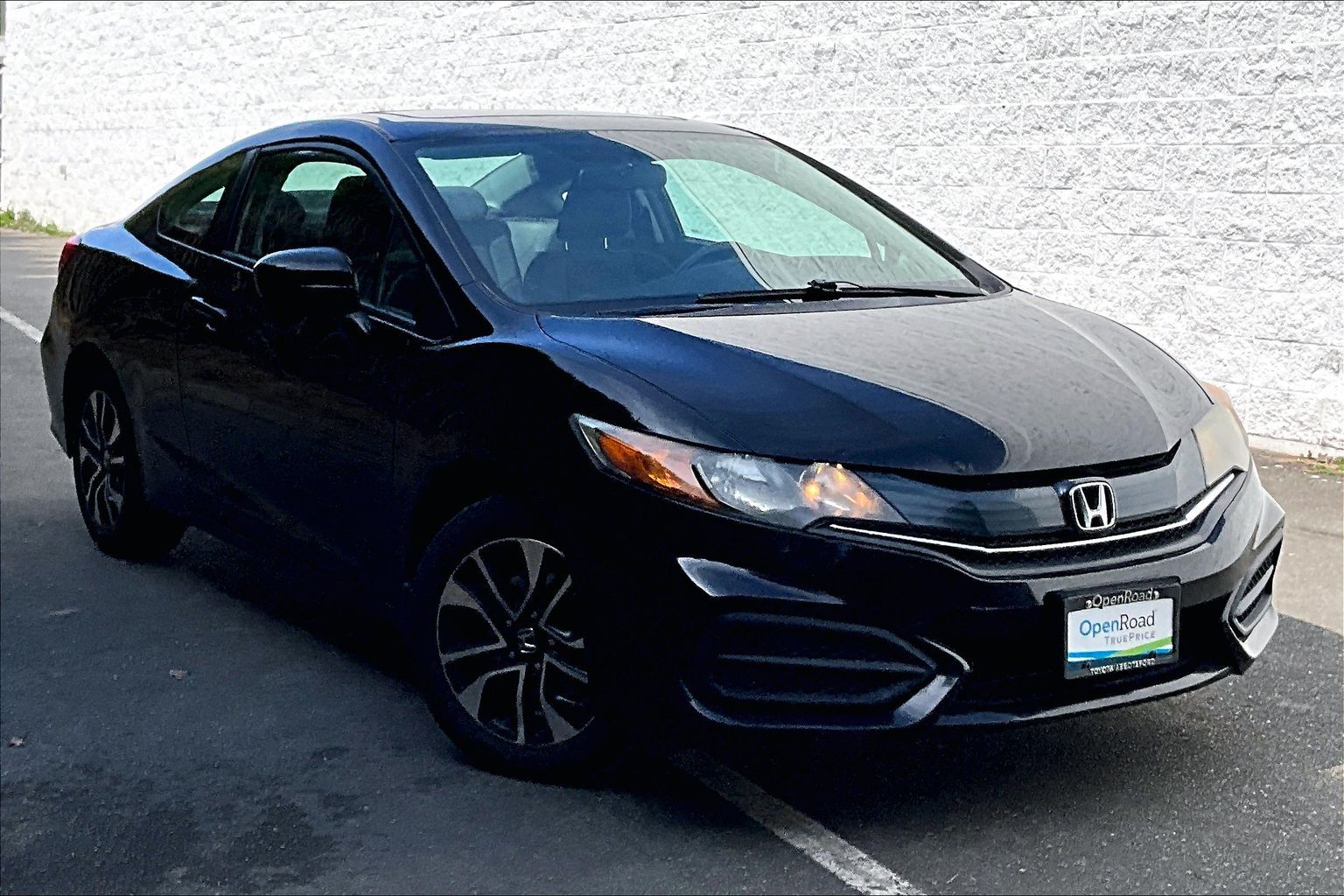 Crystal Black Pearl 2014 Honda Civic Coupe Coupe Front-Wheel Drive Automatic