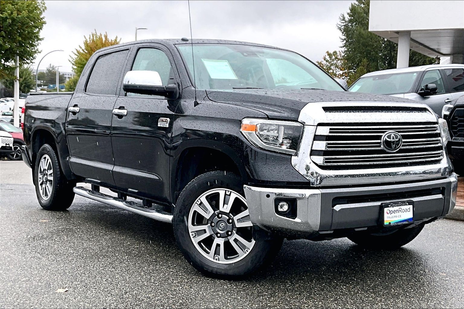 Midnight Black Met 2018 Toyota Tundra Pickup Truck Four-Wheel Drive Automatic