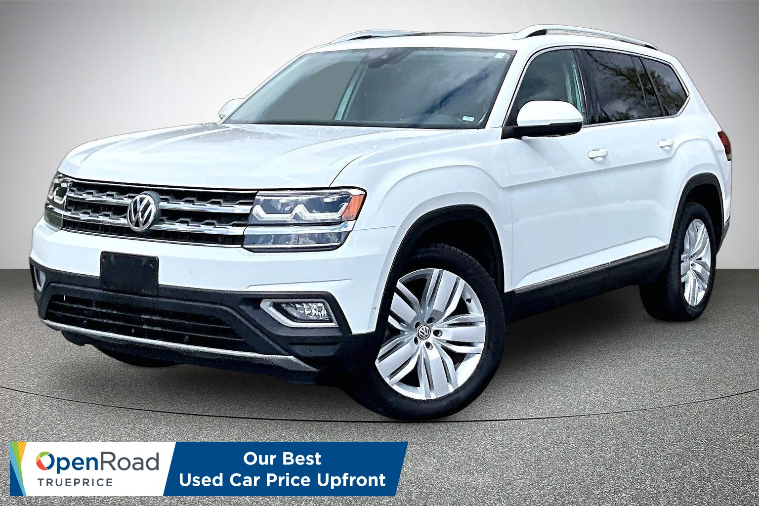 Pure White 2018 Volkswagen Atlas SUV / Crossover Automatic