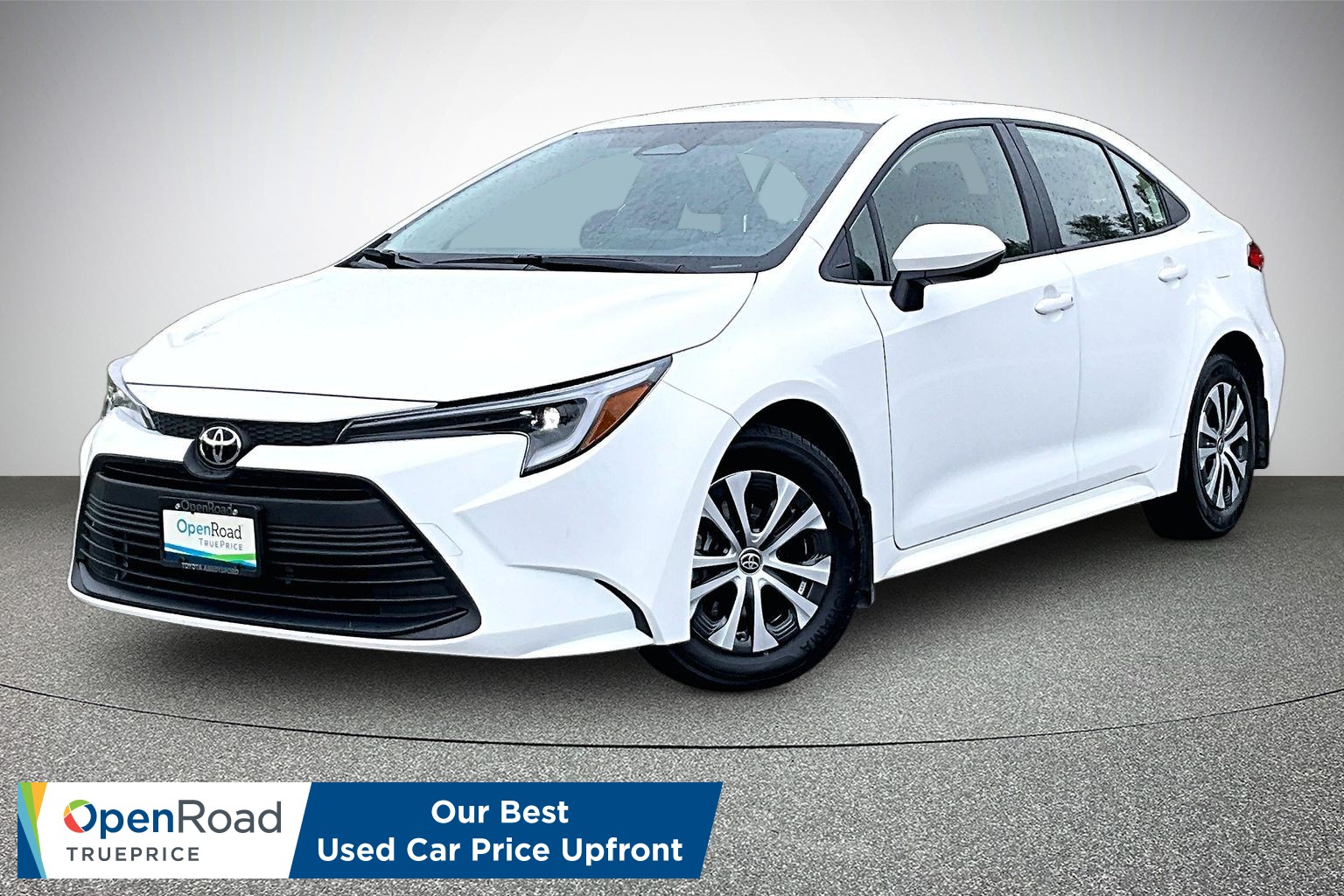 White 2026 Toyota Corolla Hybrid Sedan Front-Wheel Drive Automatic