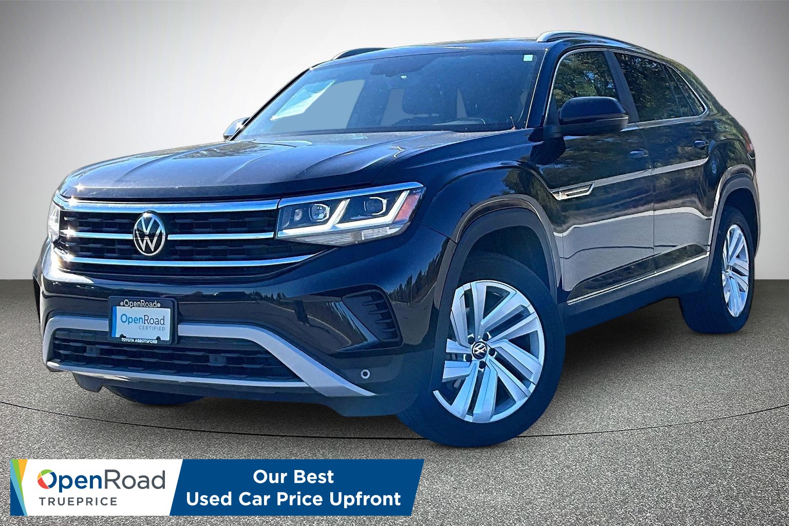 Deep Black Pearl 2021 Volkswagen Atlas Cross Sport SUV / Crossover All-Wheel Drive Automatic