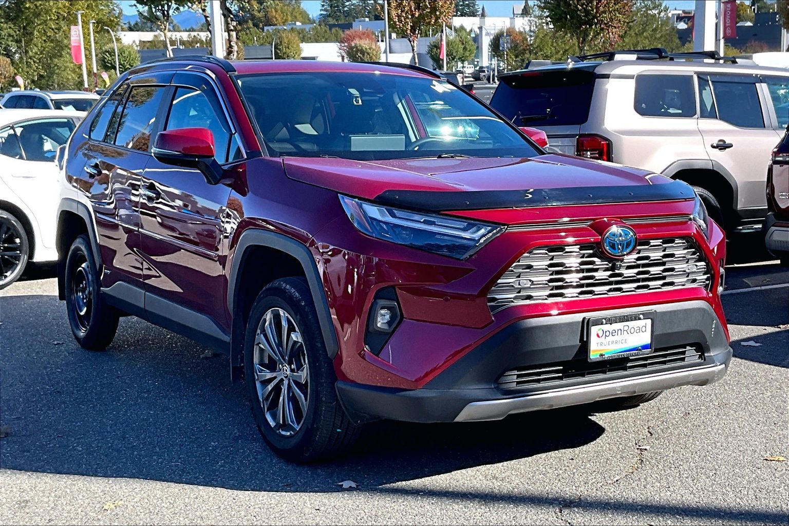 Red (Ruby Flare Pearl) 2024 Toyota RAV4 Hybrid SUV / Crossover All-Wheel Drive Automatic