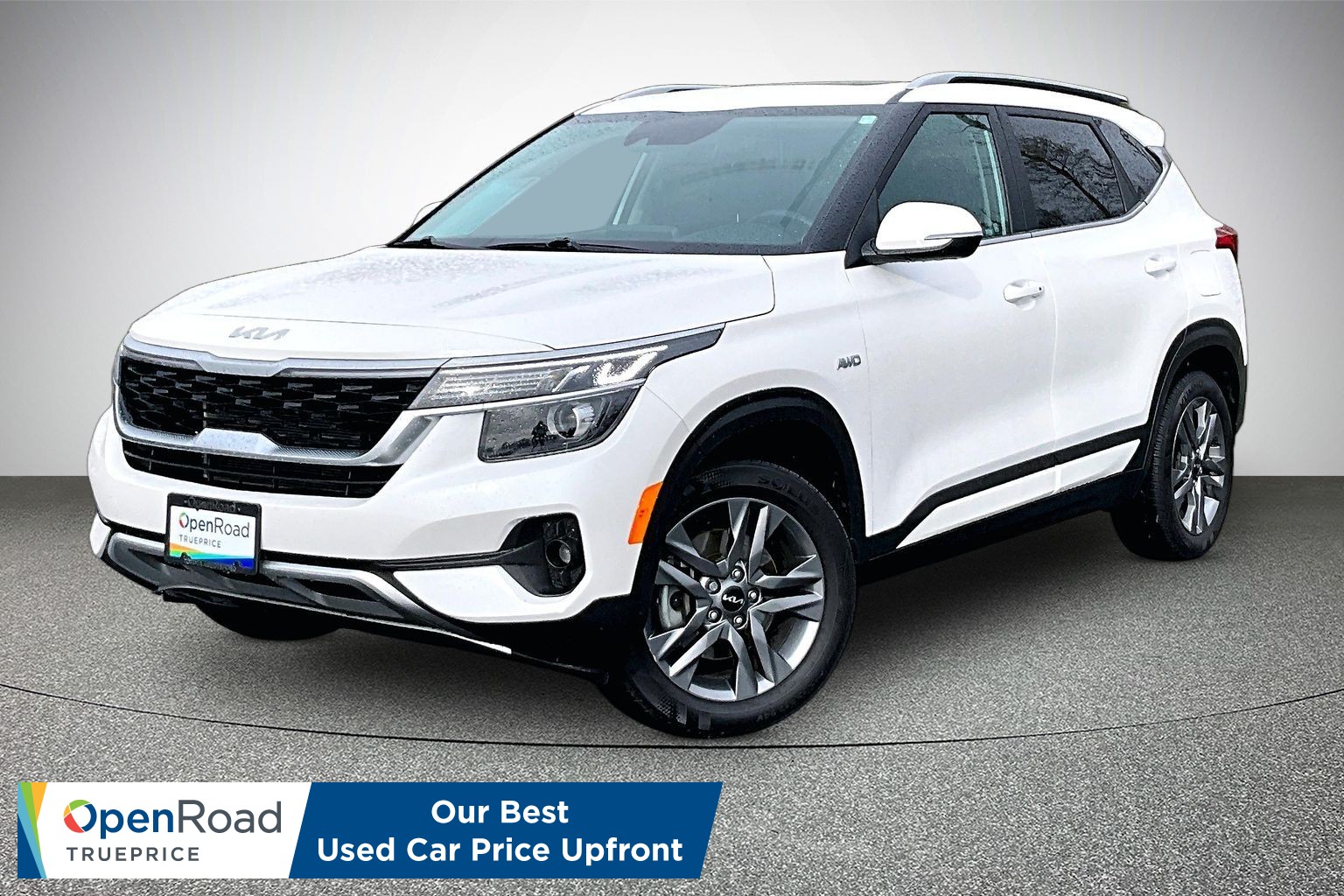 Snow White Pearl 2022 Kia Seltos SUV / Crossover All-Wheel Drive Automatic