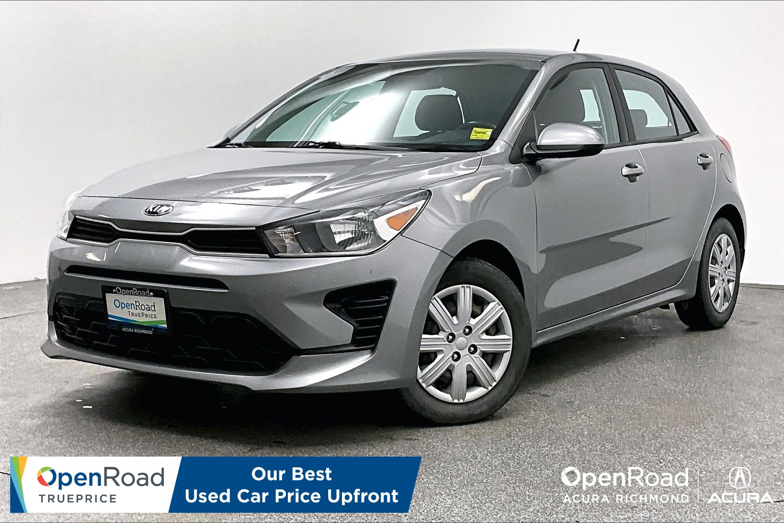 Gray (Steel Grey) 2021 Kia Rio5 LX Premium Wagon FWD Wagon Automatic