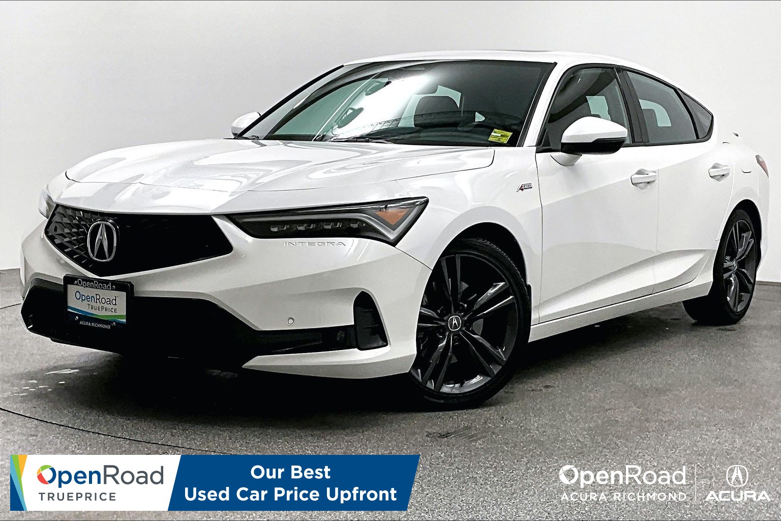 Platinum White Pearl 2023 Acura Integra FWD with Elite A-SPEC Sedan Automatic