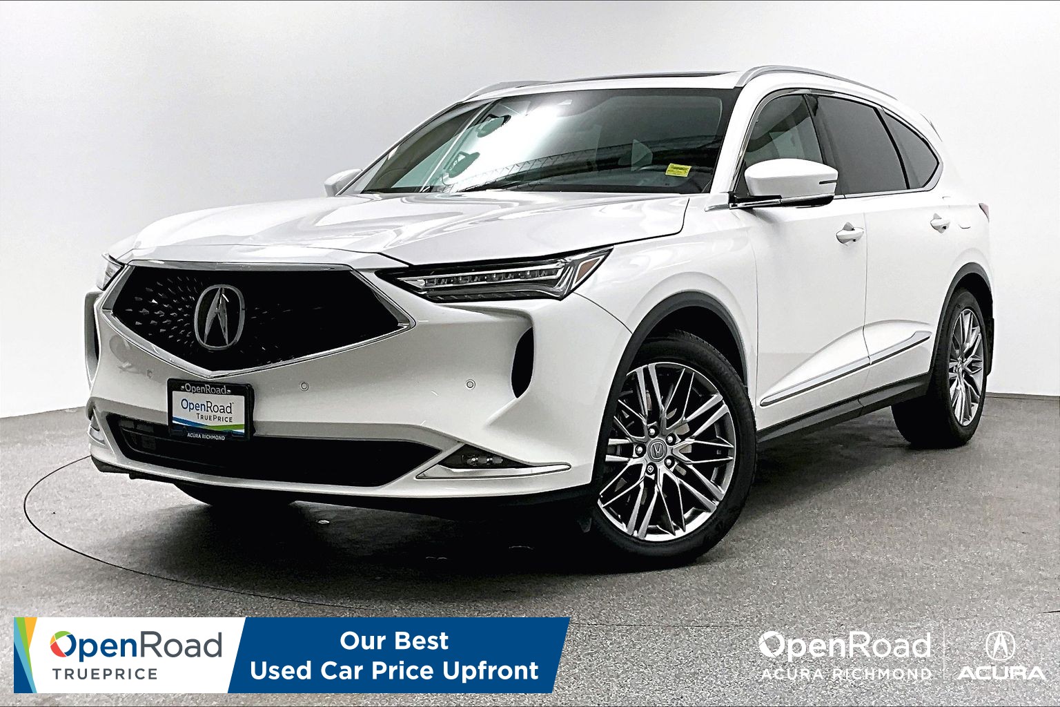 Platinum White Pearl 2023 Acura MDX SH-AWD with Platinum Elite SUV / Crossover Automatic