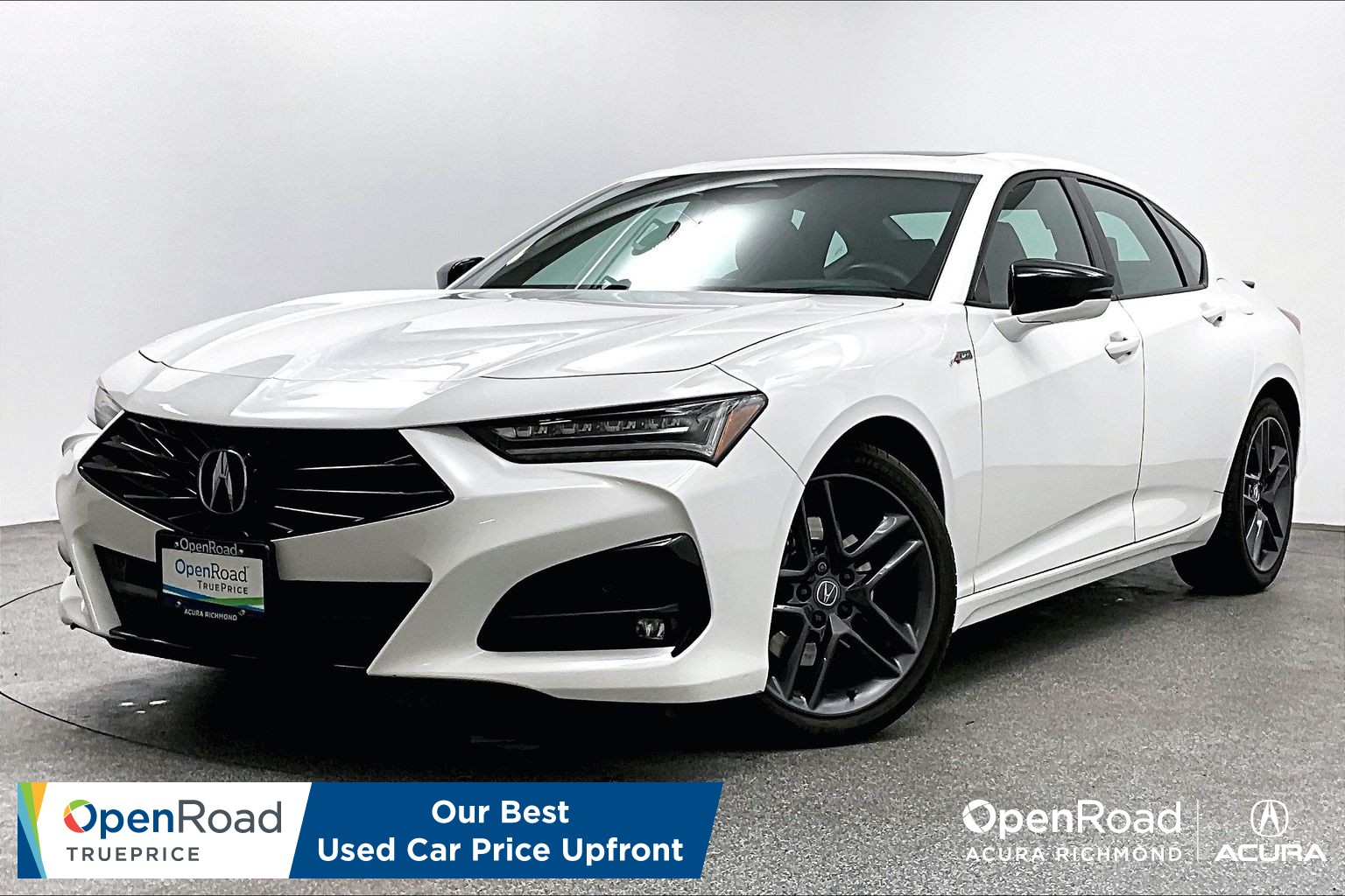 Platinum White Pearl 2024 Acura TLX Sedan All-Wheel Drive Automatic