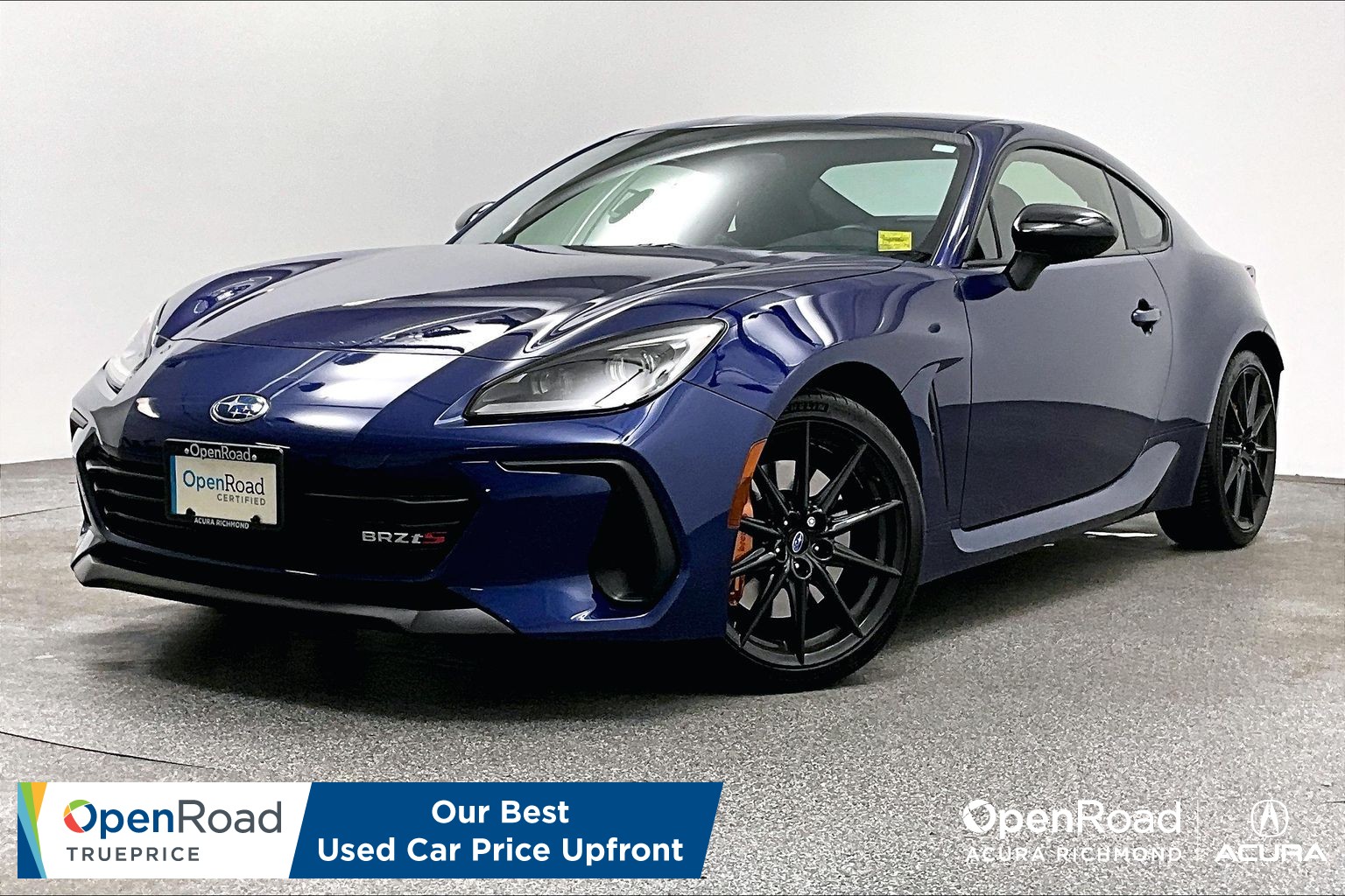 Sapphire Blue Pearl 2024 Subaru BRZ Coupe Rear-Wheel Drive Manual