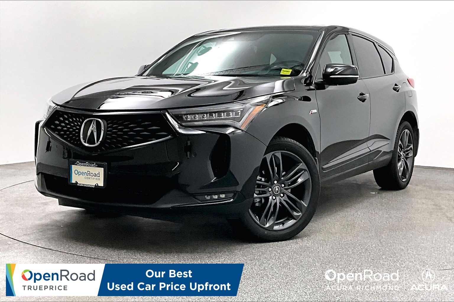 Majestic Black Pearl 2023 Acura RDX SUV / Crossover All-Wheel Drive Automatic