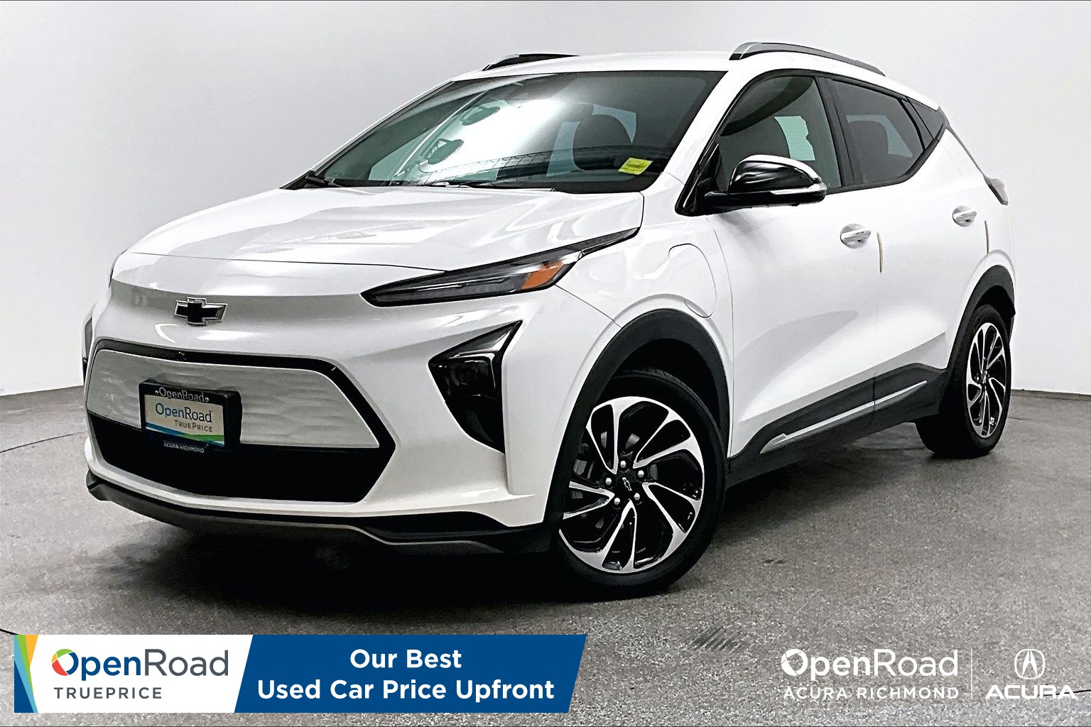 Summit White 2023 Chevrolet Bolt EUV Hatchback Front-Wheel Drive Automatic