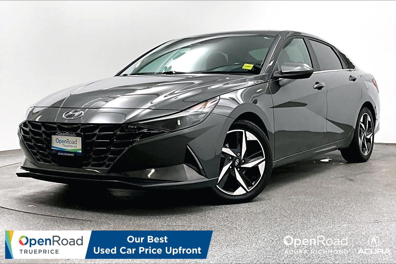 Gray (Cyber Grey Met) 2021 Hyundai Elantra Sedan  Automatic
