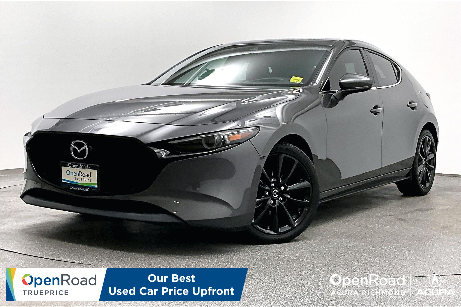 Gray (Machine Grey MET) 2020 Mazda MAZDA3 Sport Hatchback  Manual