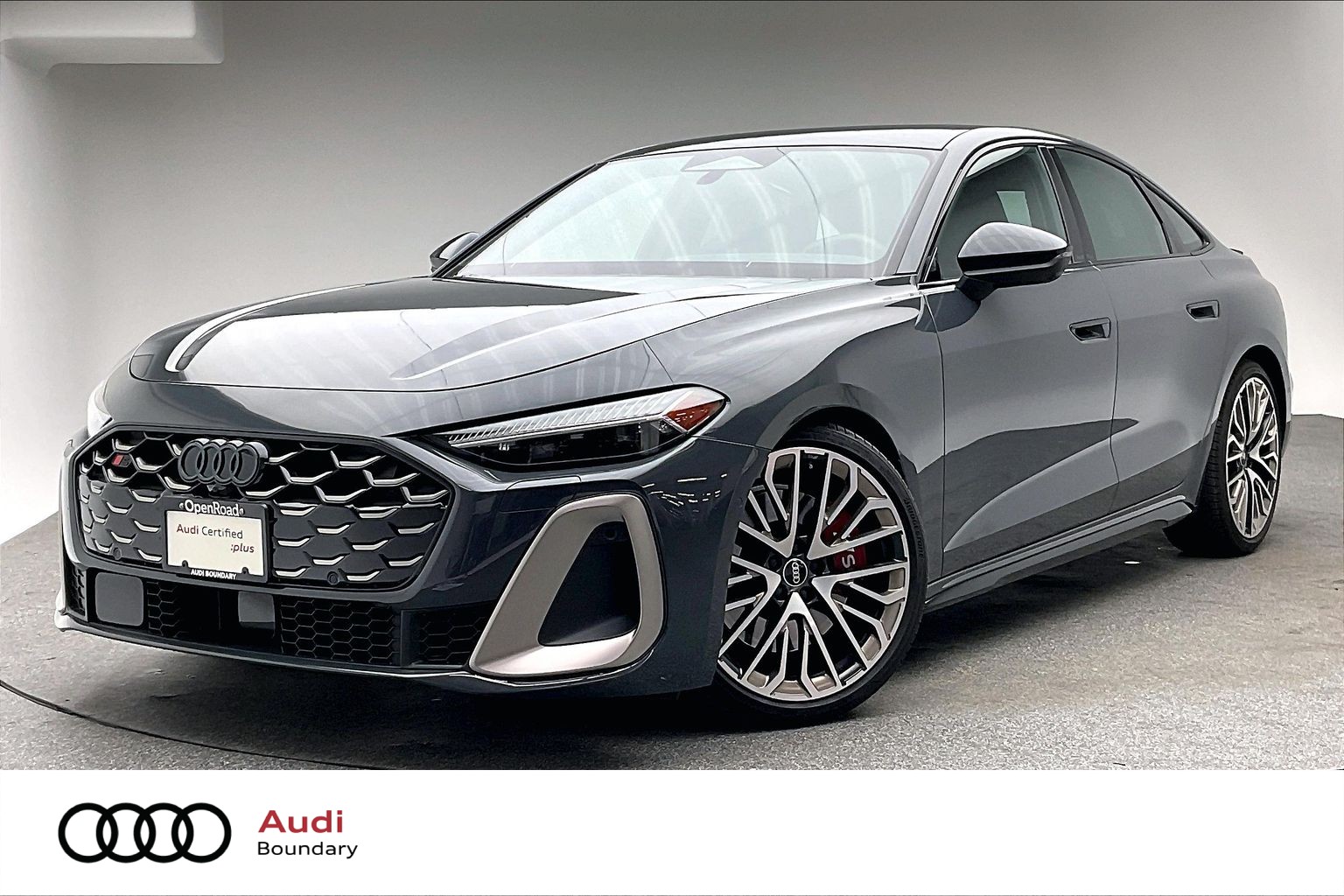 Gray (Magnet Grey Flat) 2025 Audi S5 Sedan All-Wheel Drive Automatic