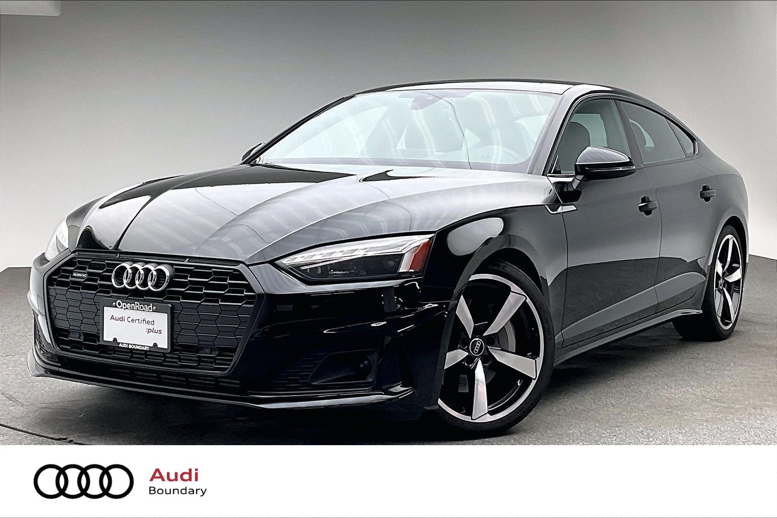 Mythos Black Metallic 2024 Audi A5 Sportback Sedan Automatic
