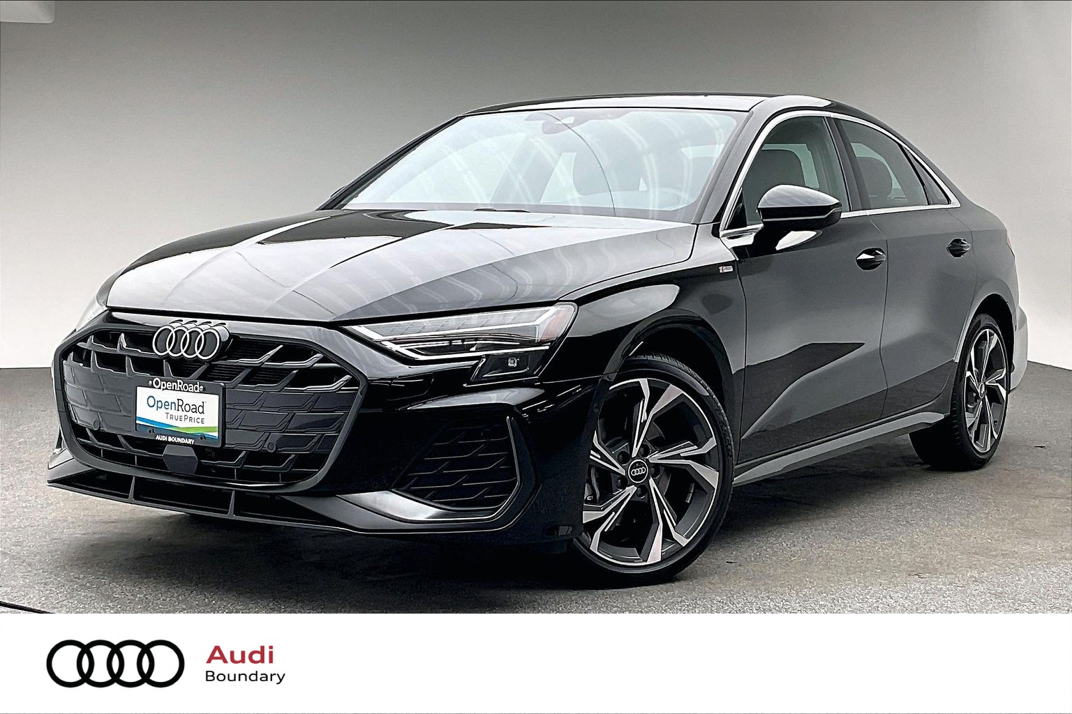 Mythos Black Metallic 2025 Audi A3 Sedan Automatic