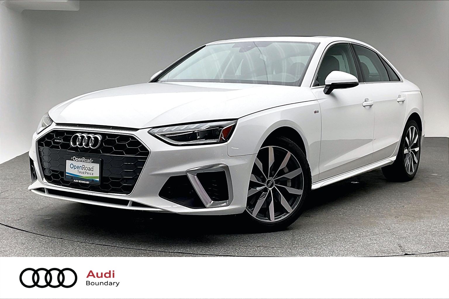 Ibis White 2023 Audi A4 Sedan Automatic