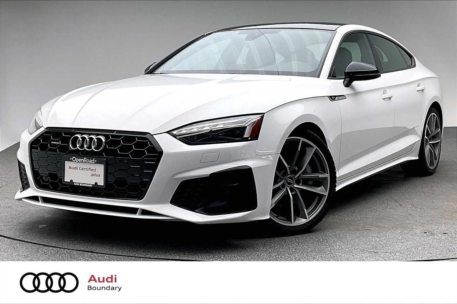 Ibis White 2021 Audi A5 Sportback Sedan Automatic