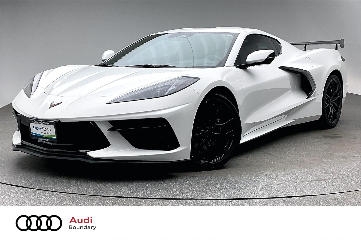 Arctic White 2025 Chevrolet Corvette Coupe Rear-Wheel Drive Automatic