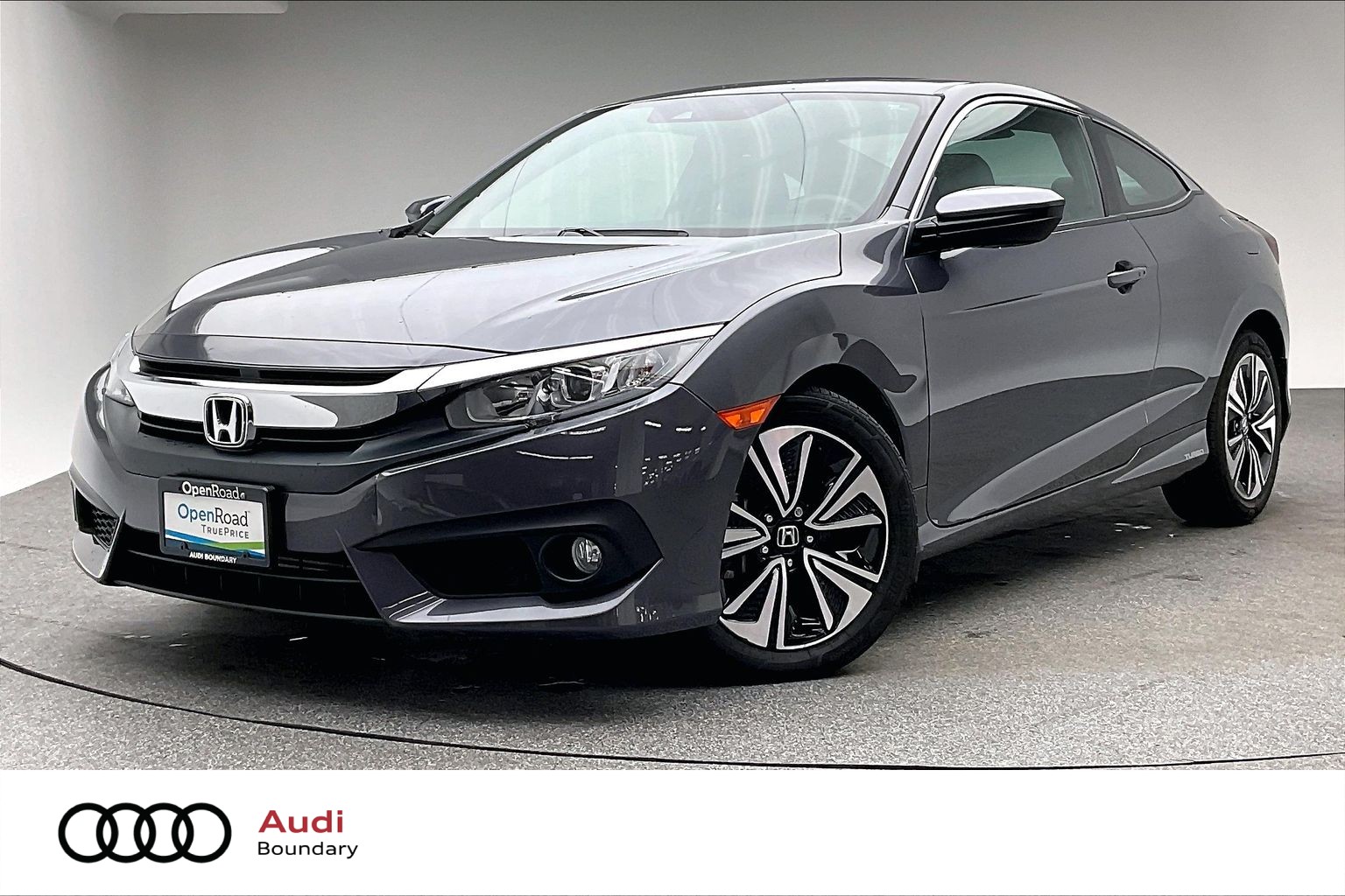 Gray (Modern Steel Met) 2017 Honda Civic Coupe Coupe  Automatic