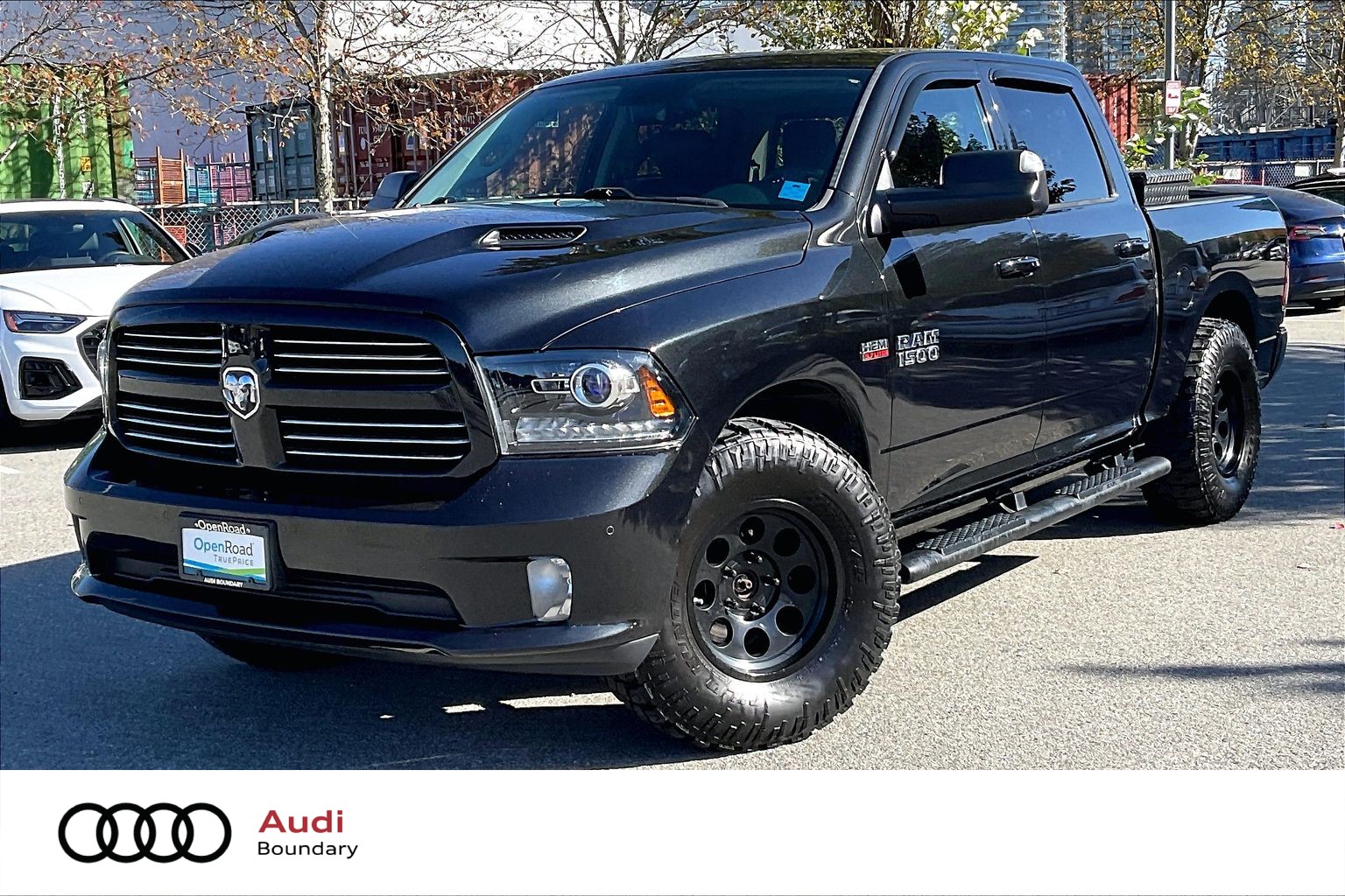 Brilliant Black Crystal P.C. 2017 RAM 1500 Pickup Truck Four-Wheel Drive Automatic