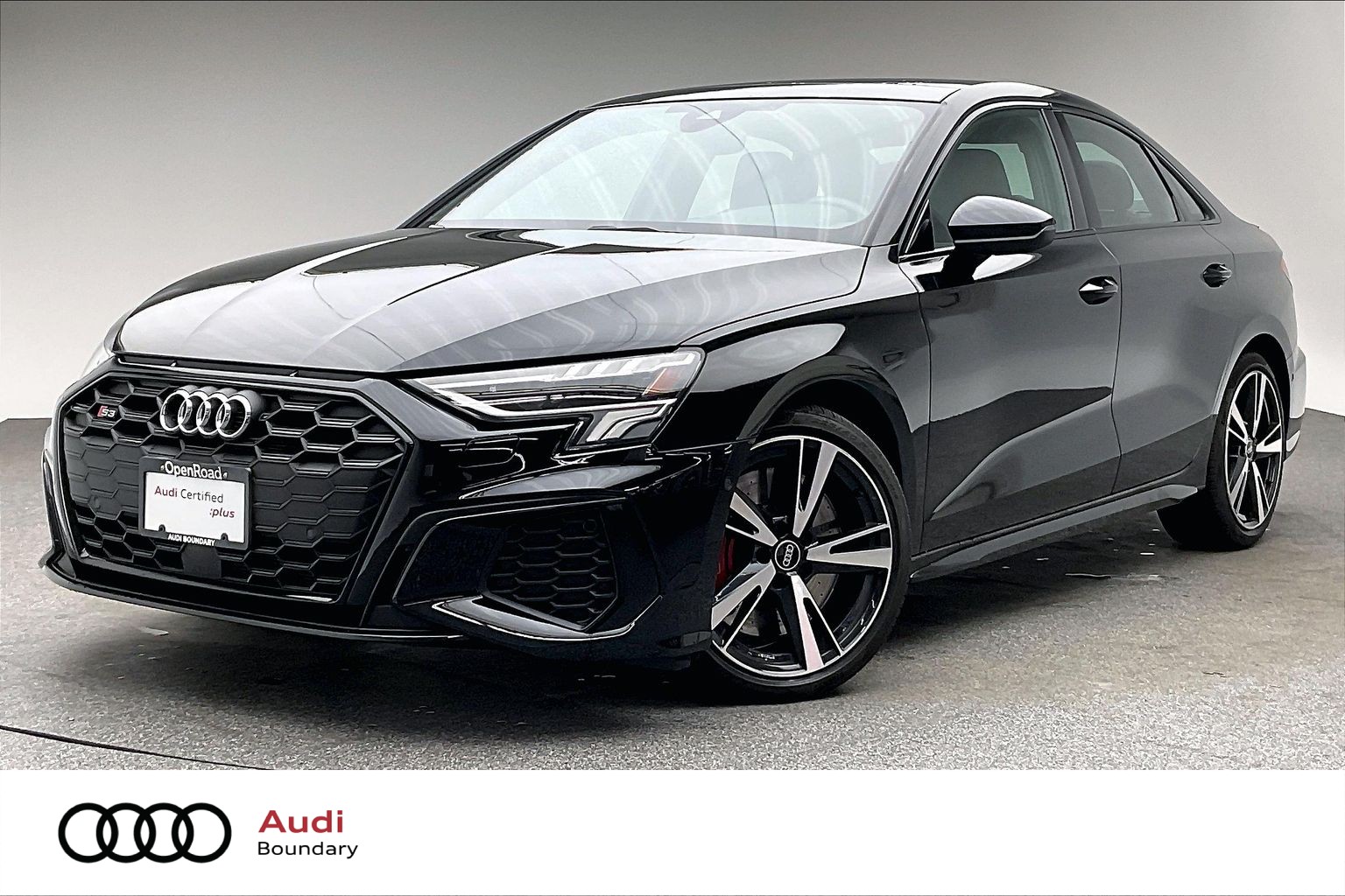 Mythos black metallic 2023 Audi S3 Sedan Automatic