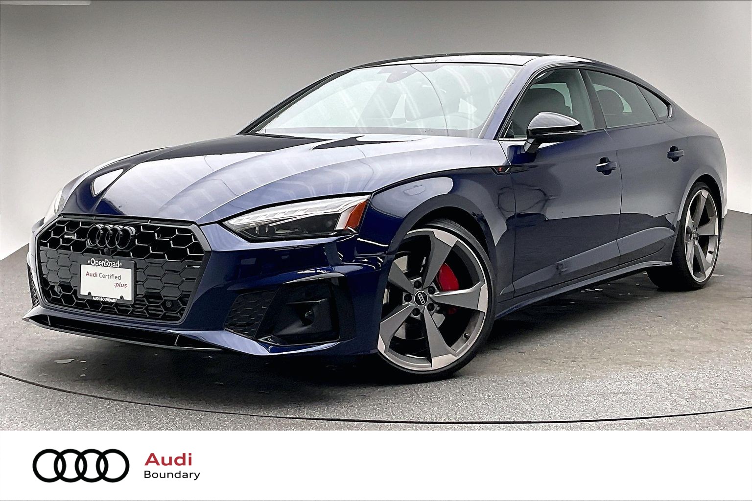 Navarra blue metallic 2023 Audi A5 Sportback Sedan Automatic