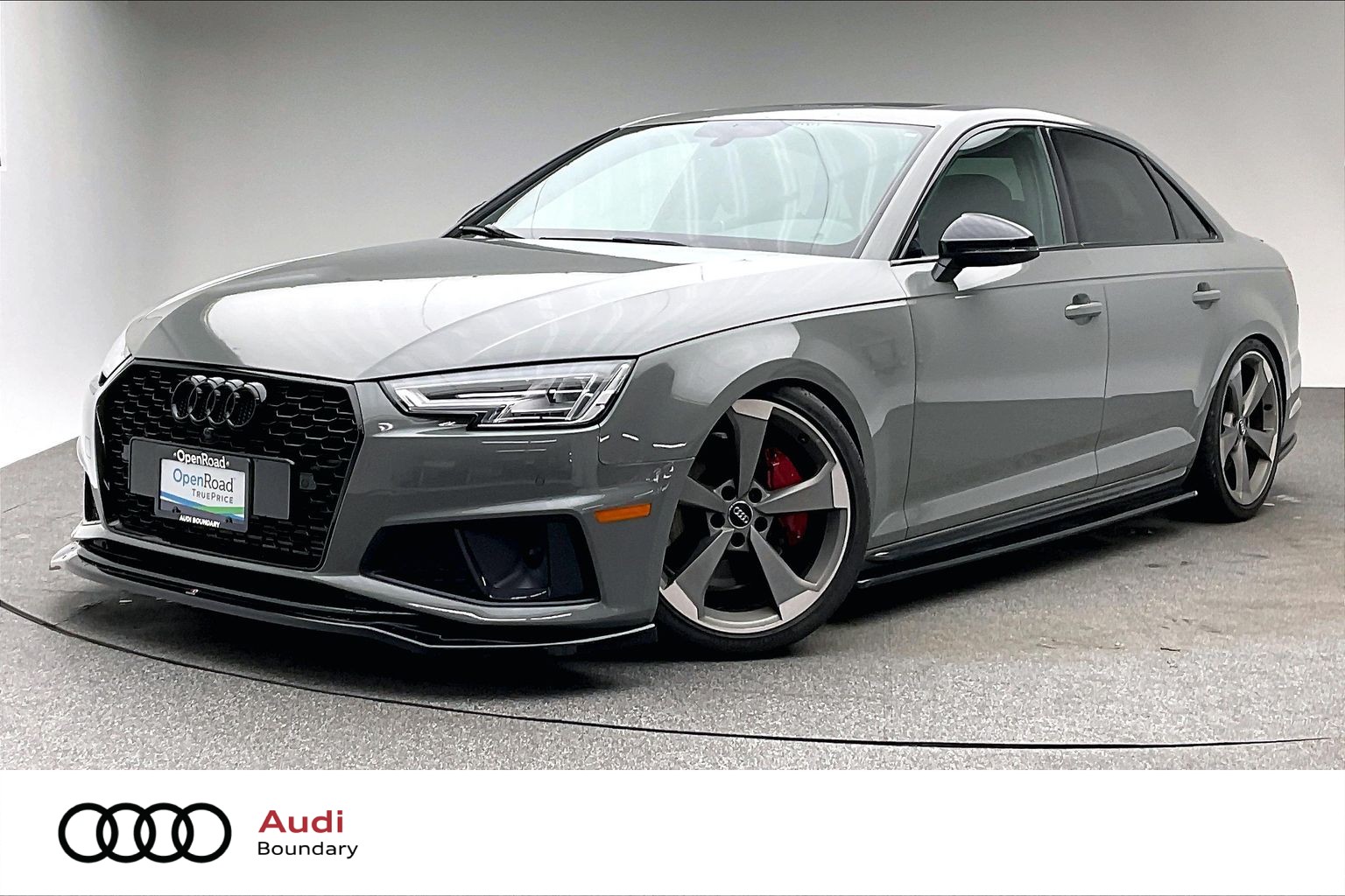 Gray (Quantum Grey) 2019 Audi A4 Sedan Automatic