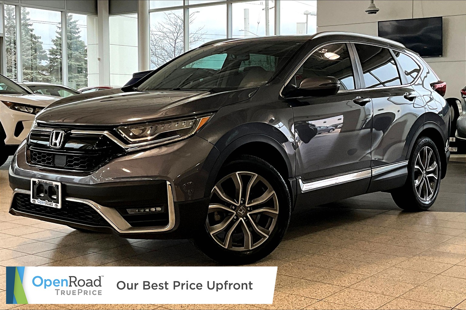 Gray (Sonic Grey Pearl) 2020 Honda CR-V Touring AWD SUV / Crossover All-Wheel Drive Automatic