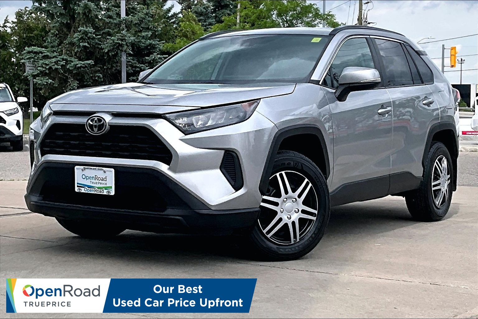 Silver Sky Met 2021 Toyota RAV4 SUV / Crossover Front-Wheel Drive Automatic