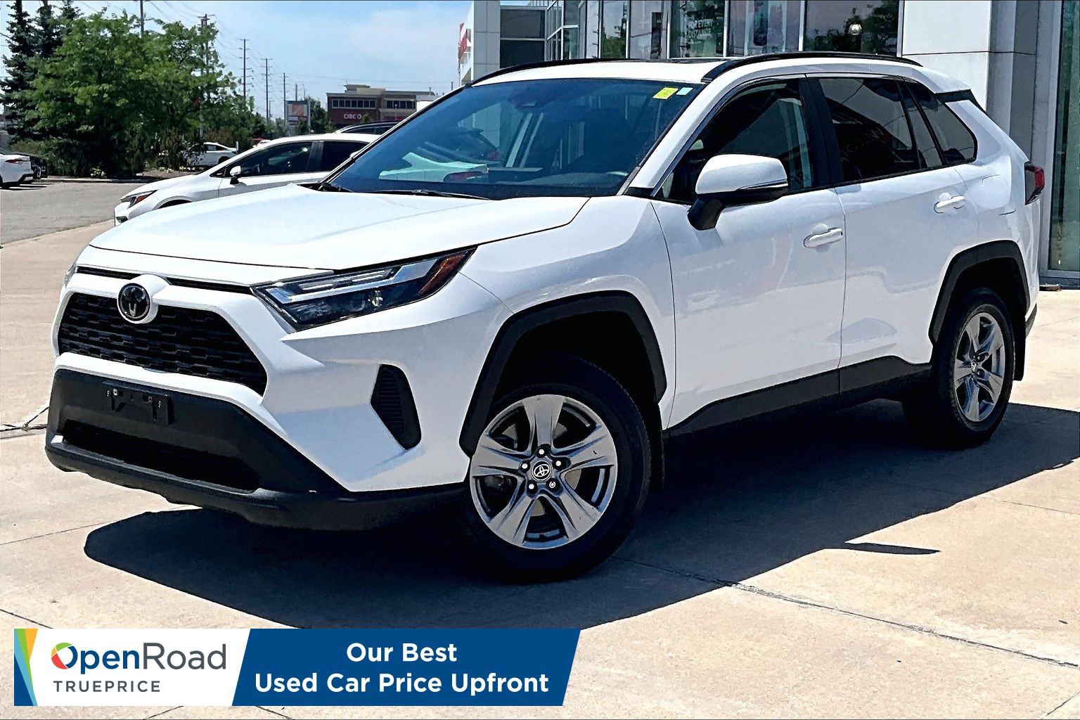 Super White 2022 Toyota RAV4 SUV / Crossover All-Wheel Drive Automatic