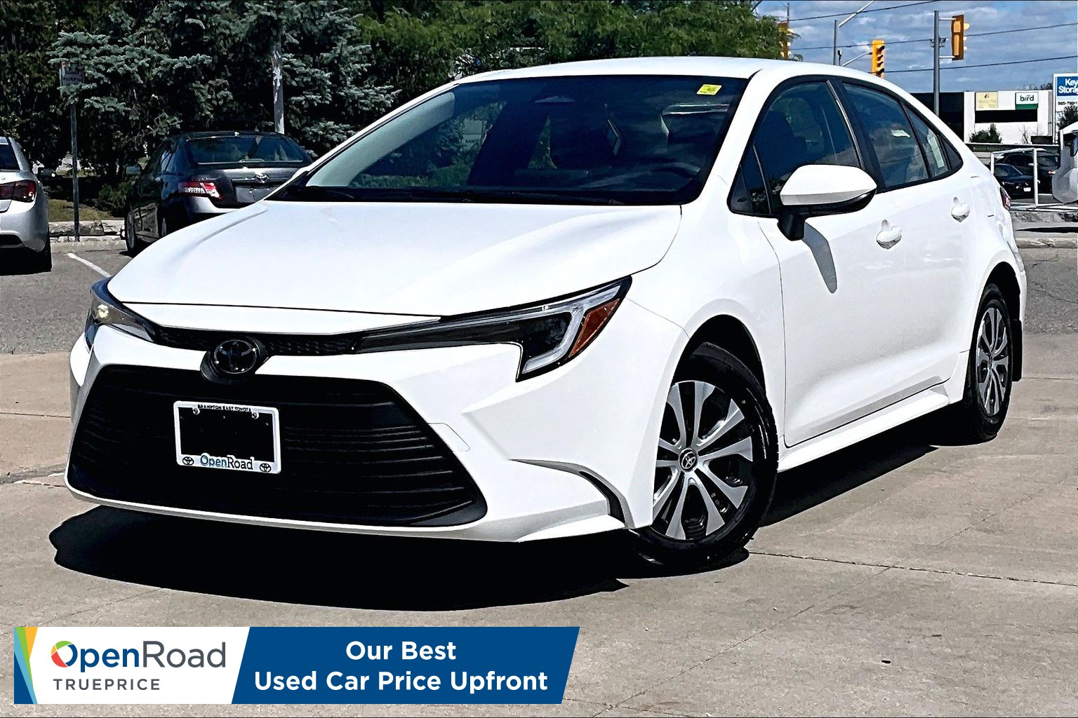 White 2026 Toyota Corolla Hybrid Sedan Front-Wheel Drive Automatic