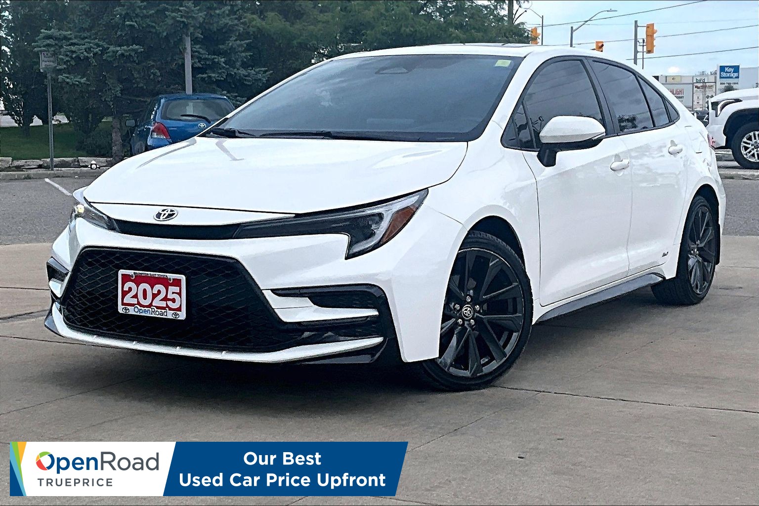 White 2025 Toyota Corolla Hybrid Sedan All-Wheel Drive