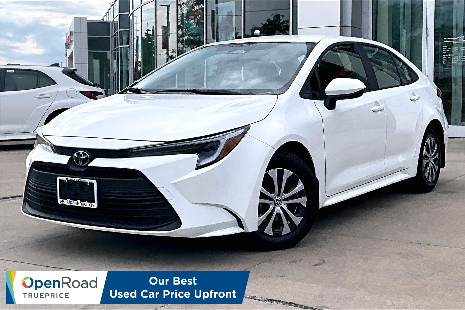 White 2026 Toyota Corolla Hybrid Sedan Front-Wheel Drive Automatic