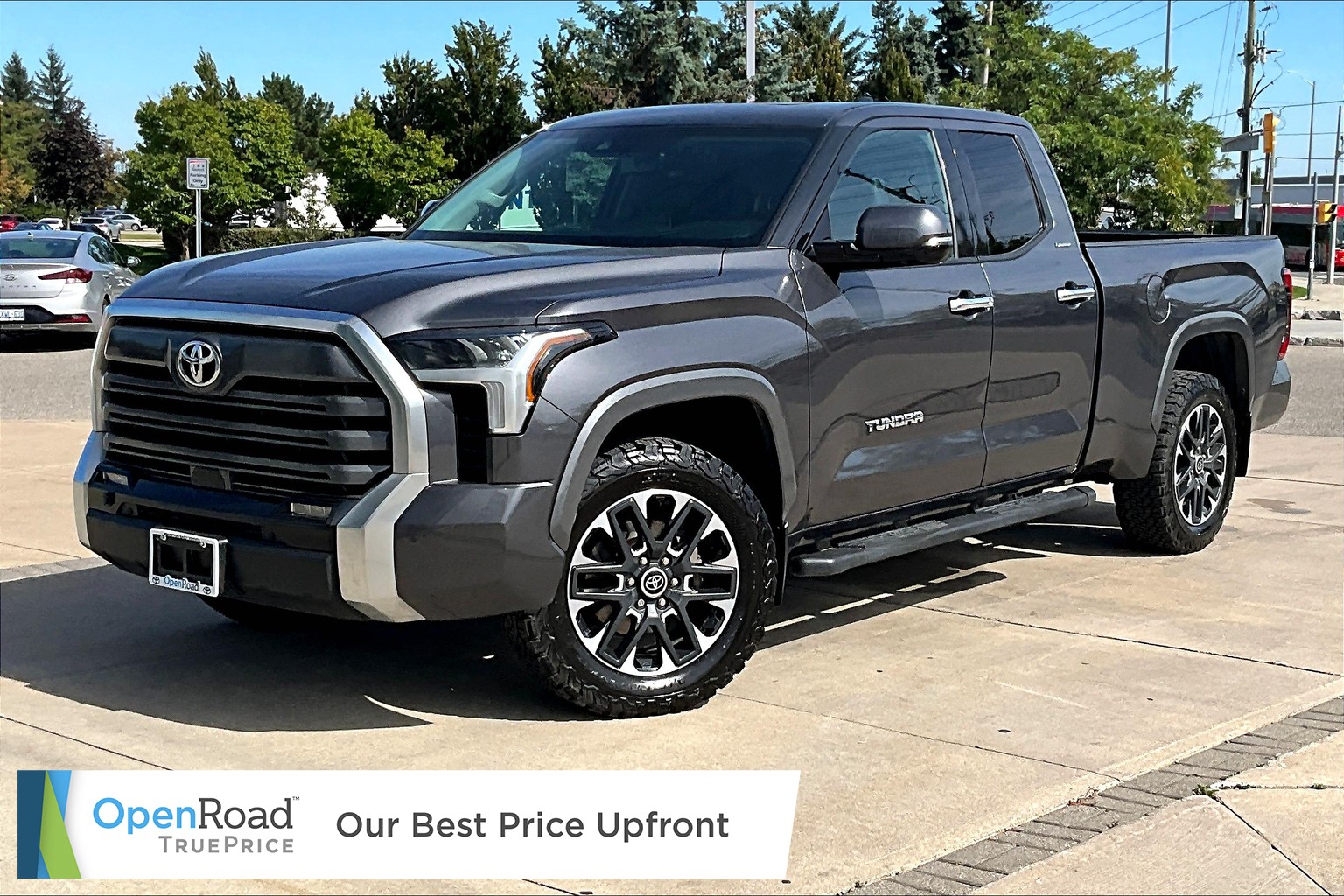 Gray (Magnetic Grey Metallic) 2022 Toyota Tundra Pickup Truck Four-Wheel Drive Automatic