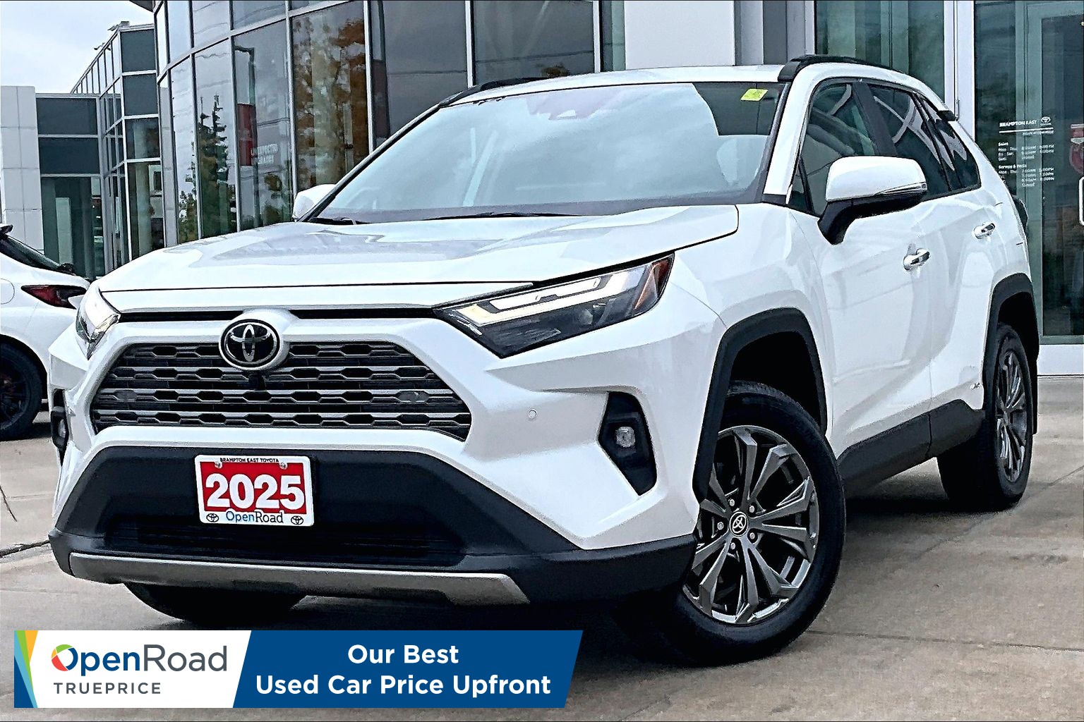 White (Wind Chill Pearl) 2025 Toyota RAV4 Hybrid SUV / Crossover All-Wheel Drive Automatic