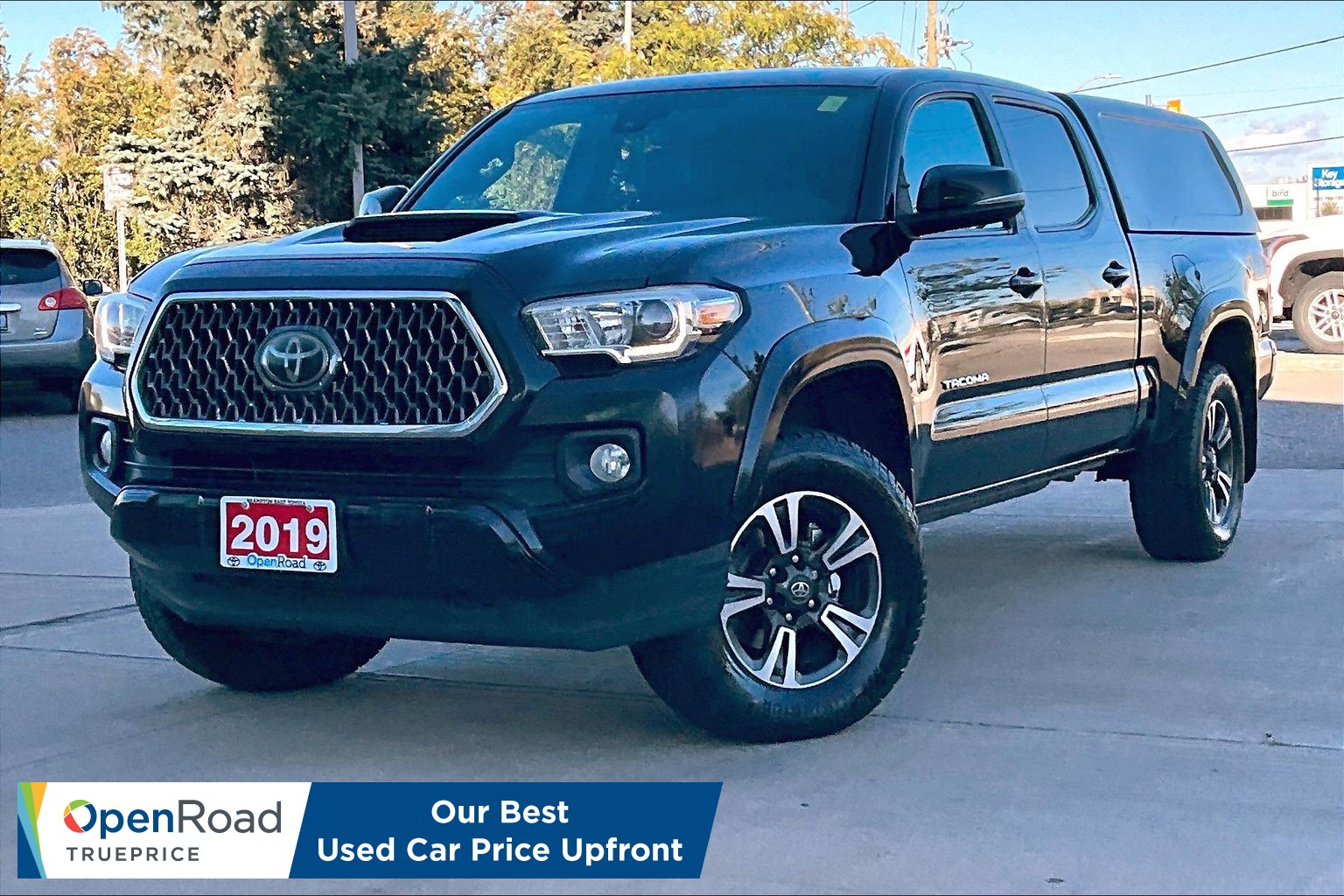 Black 2019 Toyota Tacoma Pickup Truck Four-Wheel Drive Automatic